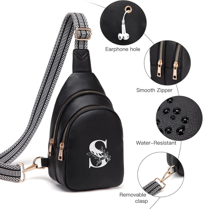 Viverte Crossbody Bags for Women Initial Sling Bag Cross Body Fanny Packs Personalized Gifts for Mom Women Wife - Image 5